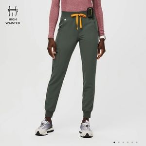 High Waisted Zamora Jogger Scrub Pants